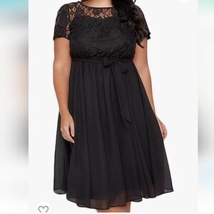 NWT Nemidor Lace and Sheer Dress